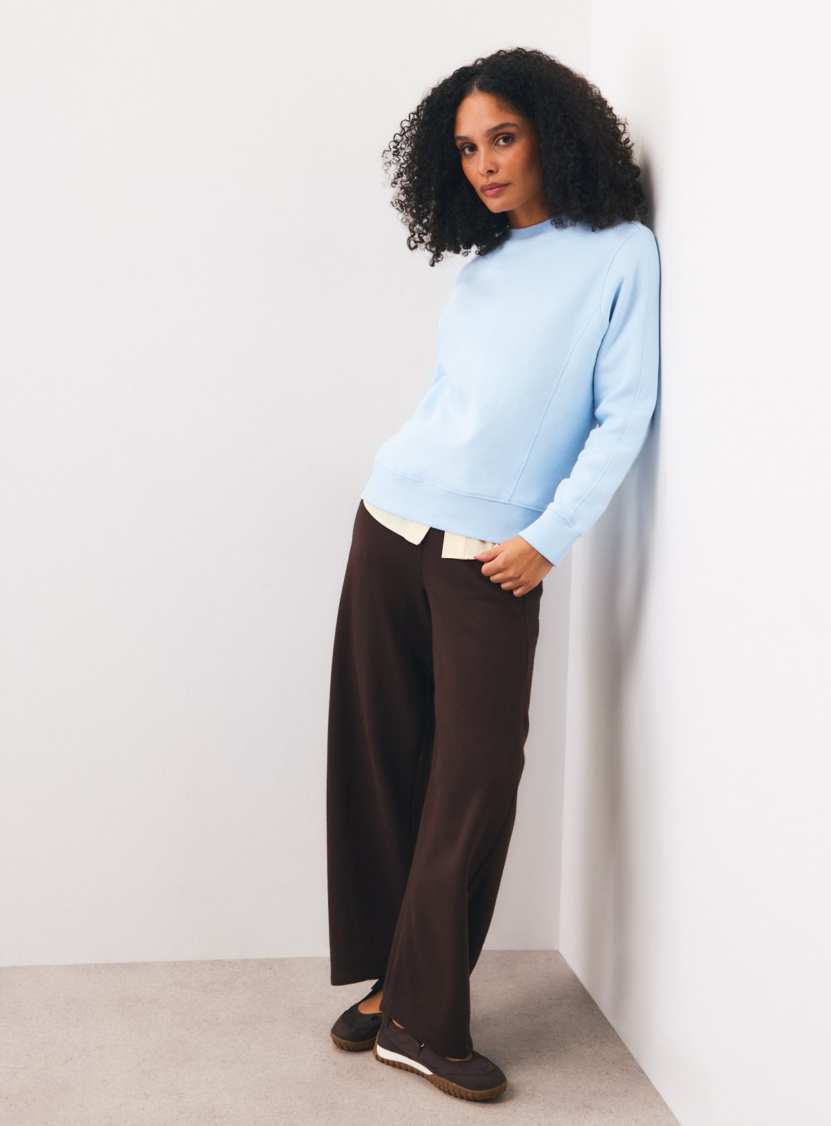 Light Blue Pure Cotton Sweatshirt XS - Image 2 thumbnail